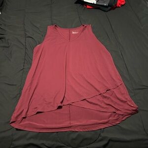 Maroon Livi Active Tank